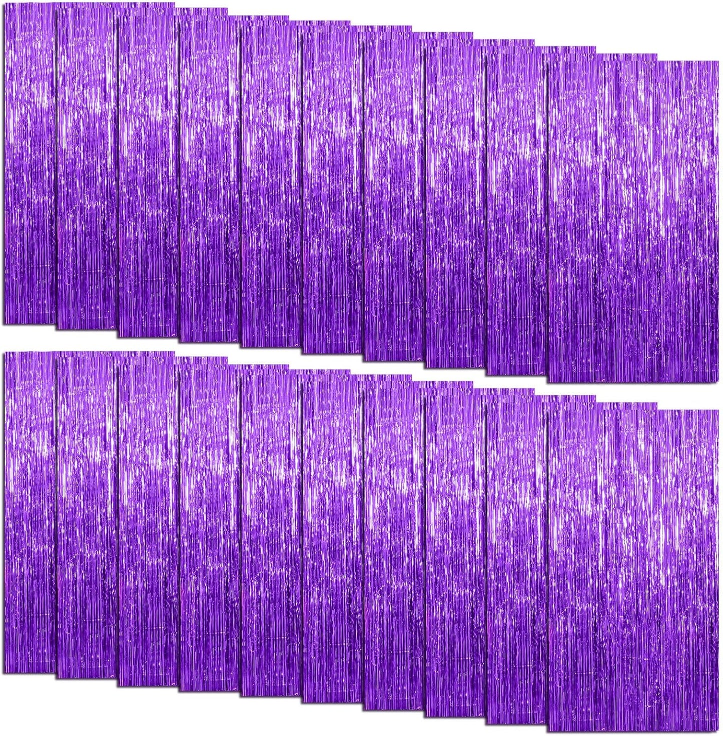 20 Pack Foil Curtain Backdrop for Stunning Party Decorations