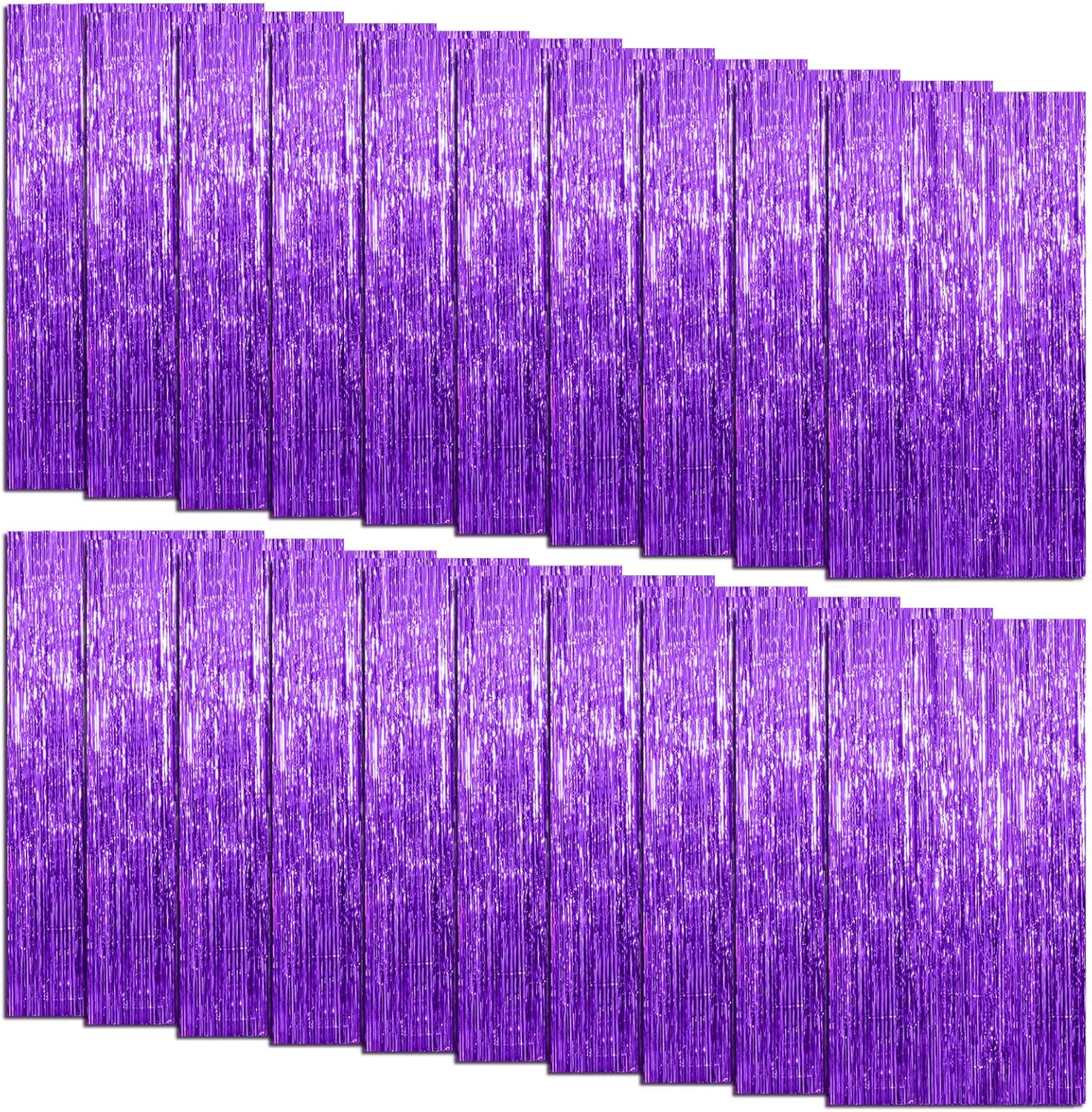 20 Pack Foil Curtain Backdrop for Stunning Party Decorations