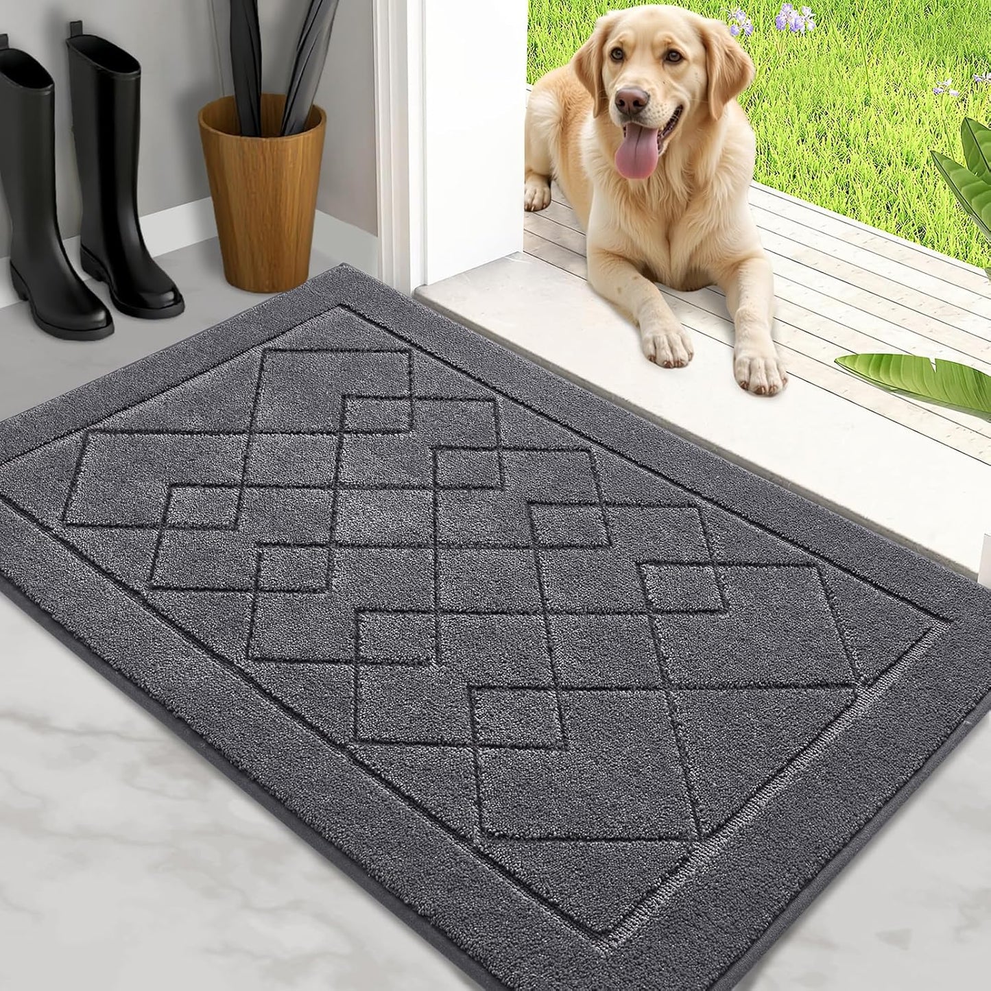 Dirt Trapper Door Mat 36in x 60in for Indoor Entryways