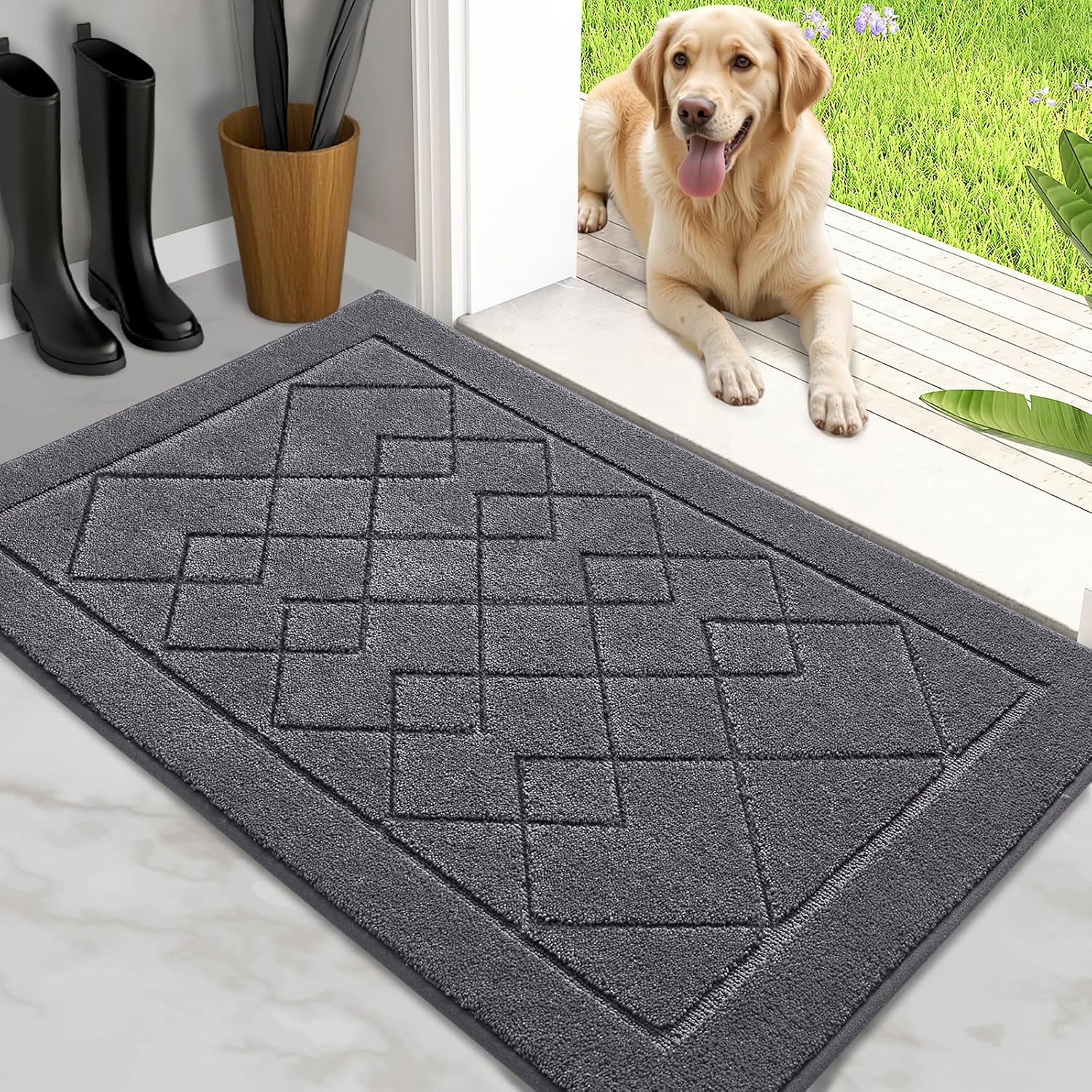 Dirt Trapper Door Mat 36in x 60in for Indoor Entryways