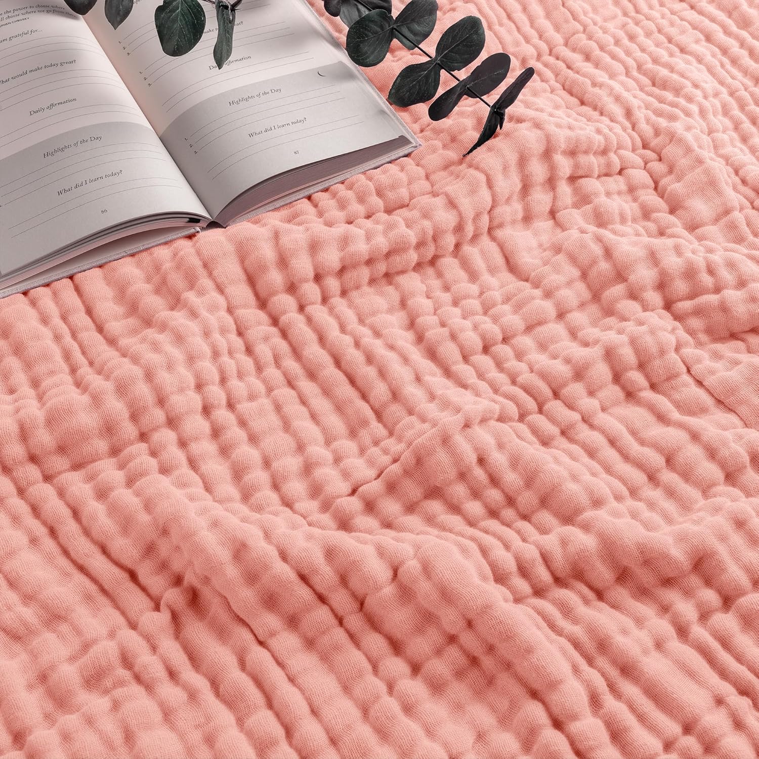 Comfy Cubs Muslin Blanket for Adults Queen - Soft & Breathable