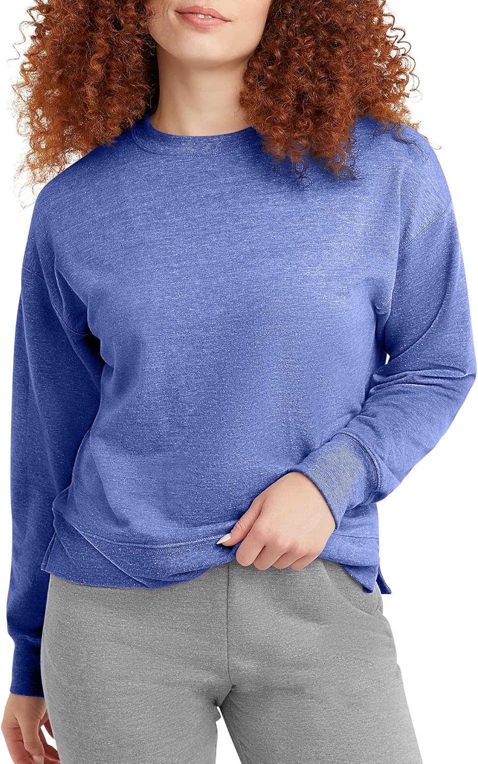 Cozy Plus Size Fleece Sweatshirt by Hanes