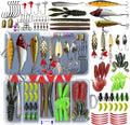Fishing Lures Kit Set for Bass and Trout - Complete Tackle Box