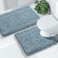 Yimobra Bathroom Rugs Set 2 Piece - Plush, Absorbent Bath Mat Set