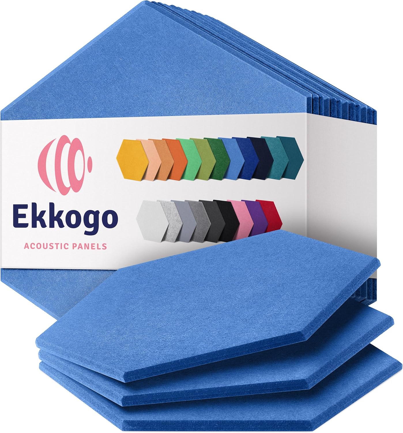 High Density Acoustic Panels 12-Pack for Superior Sound Quality