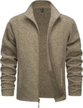 Men's Fleece Jacket Full Zip Lightweight Soft Warm Coat - Stylish
