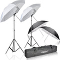 EMART 33 in Reflective Photography Umbrella Kit - 4 Pack
