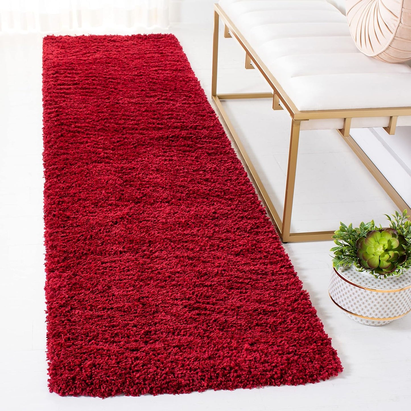SAFAVIEH California Shag Runner Rug - Non-Shedding & Easy Care