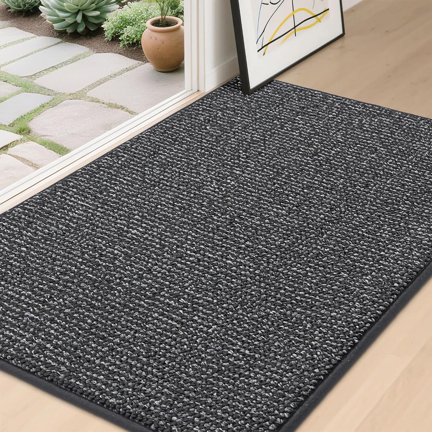 BEQHAUSE Dirt Trapper Door Mat 32in x 48in for Entryway