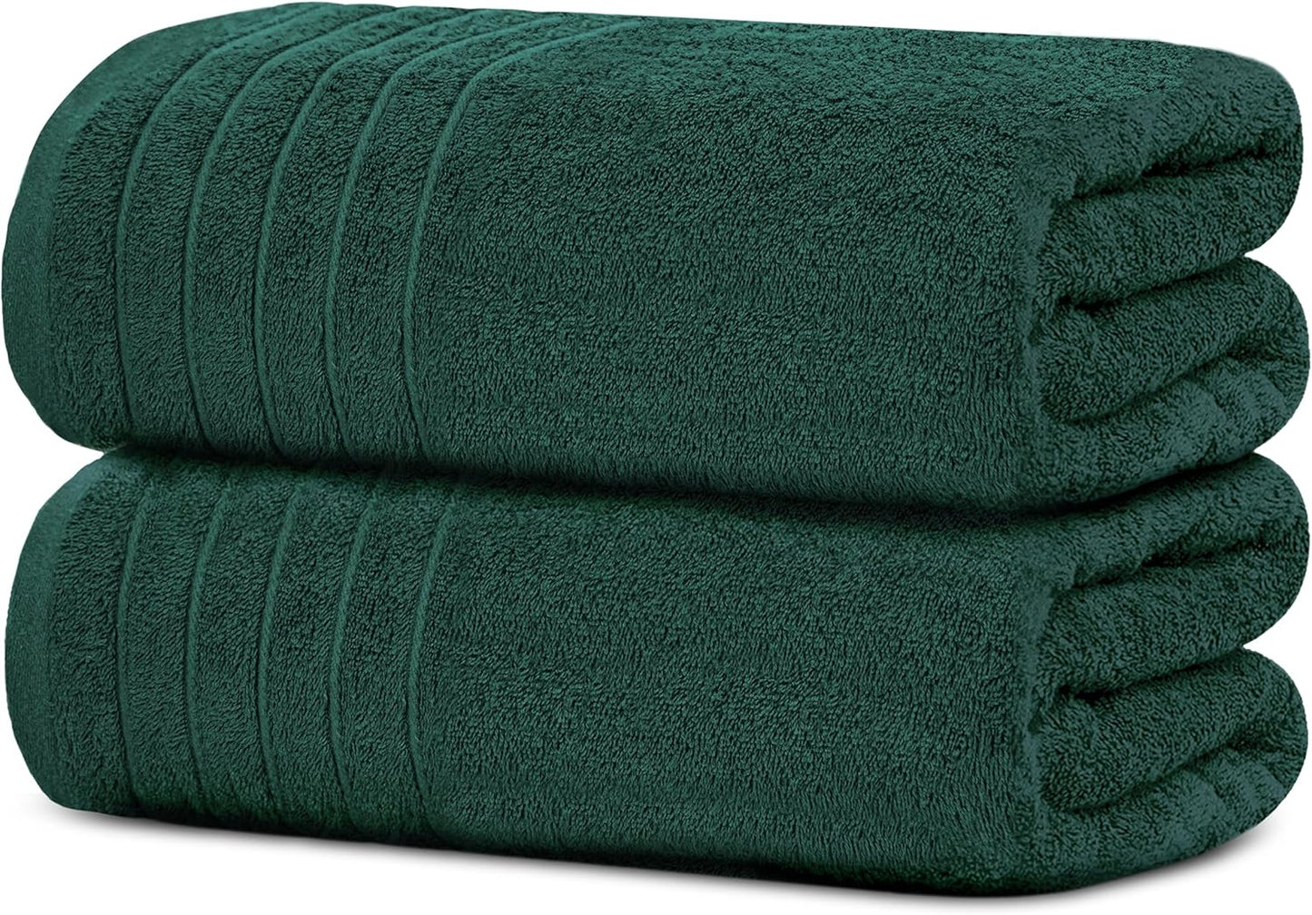 Extra Large Bath Sheets Pack of 2, 100% Cotton, Super Soft