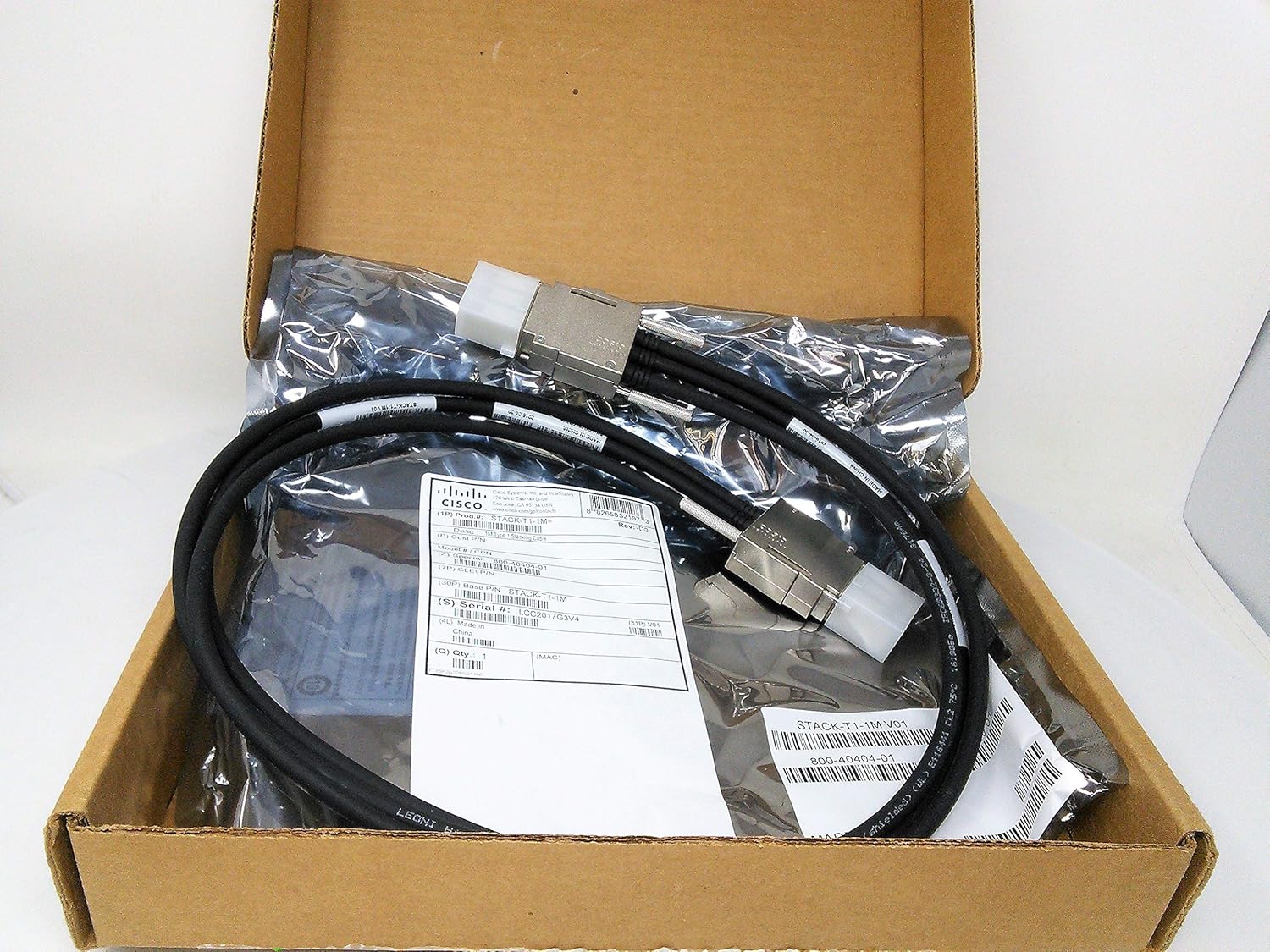 Replacement for Cisco STACK-T1-1M 1M Type Stacking Cable Review