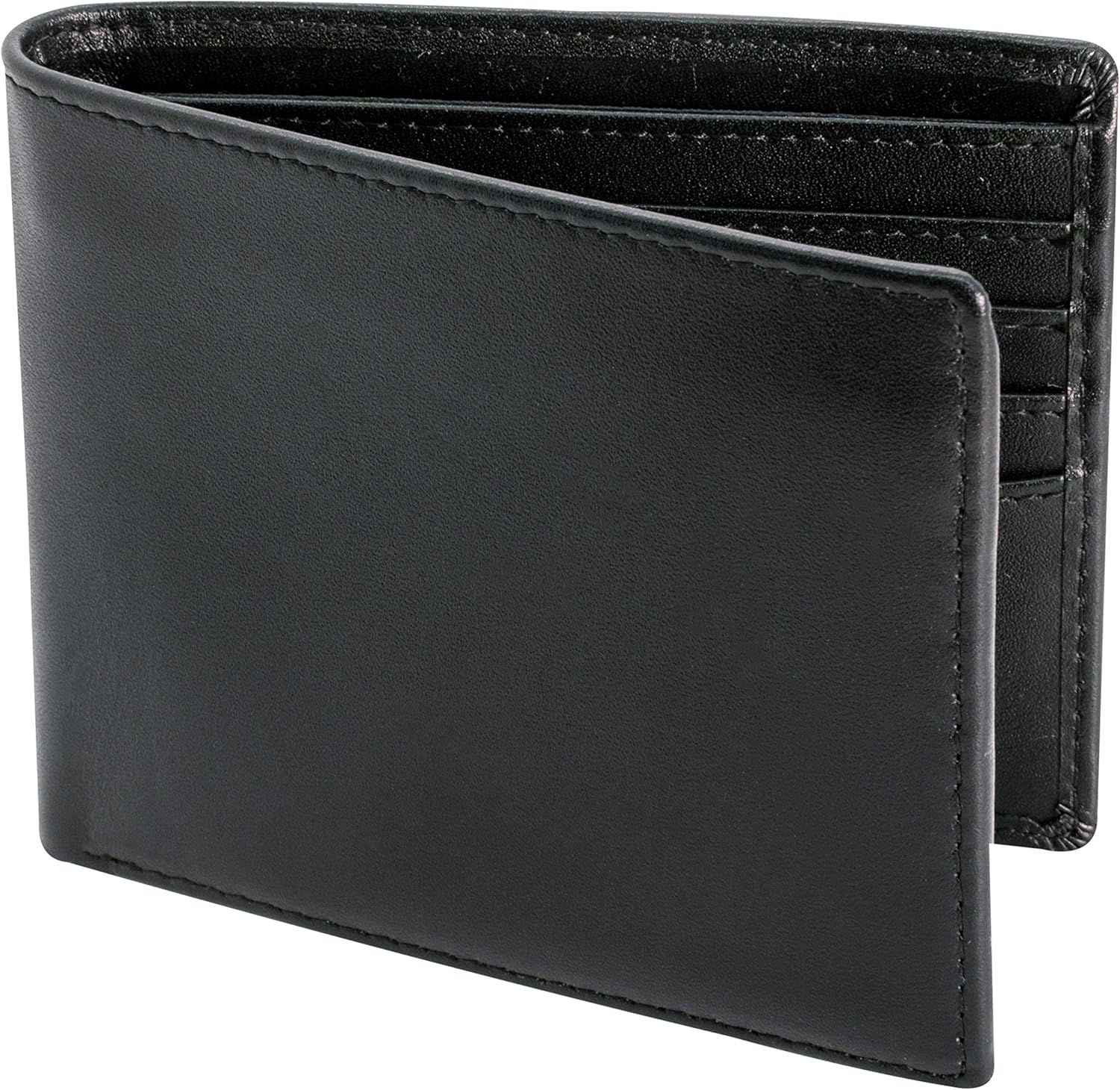 Top Grain Leather Wallet for Men with RFID Blocking Features