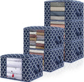 WISELIFE Storage Bags Large 100L Blanket Organizer - Space-Saving Set