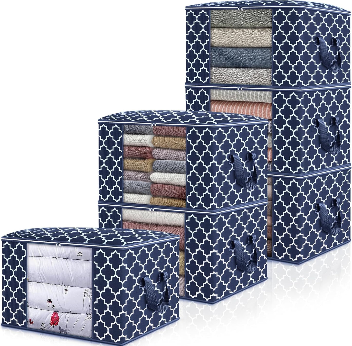 Large Blanket Storage Bags for Bedding and Clothes Organization