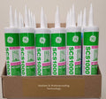 GE SCS1000 Contractors Silicone Sealant 24-Pack - Fast Cure Clear