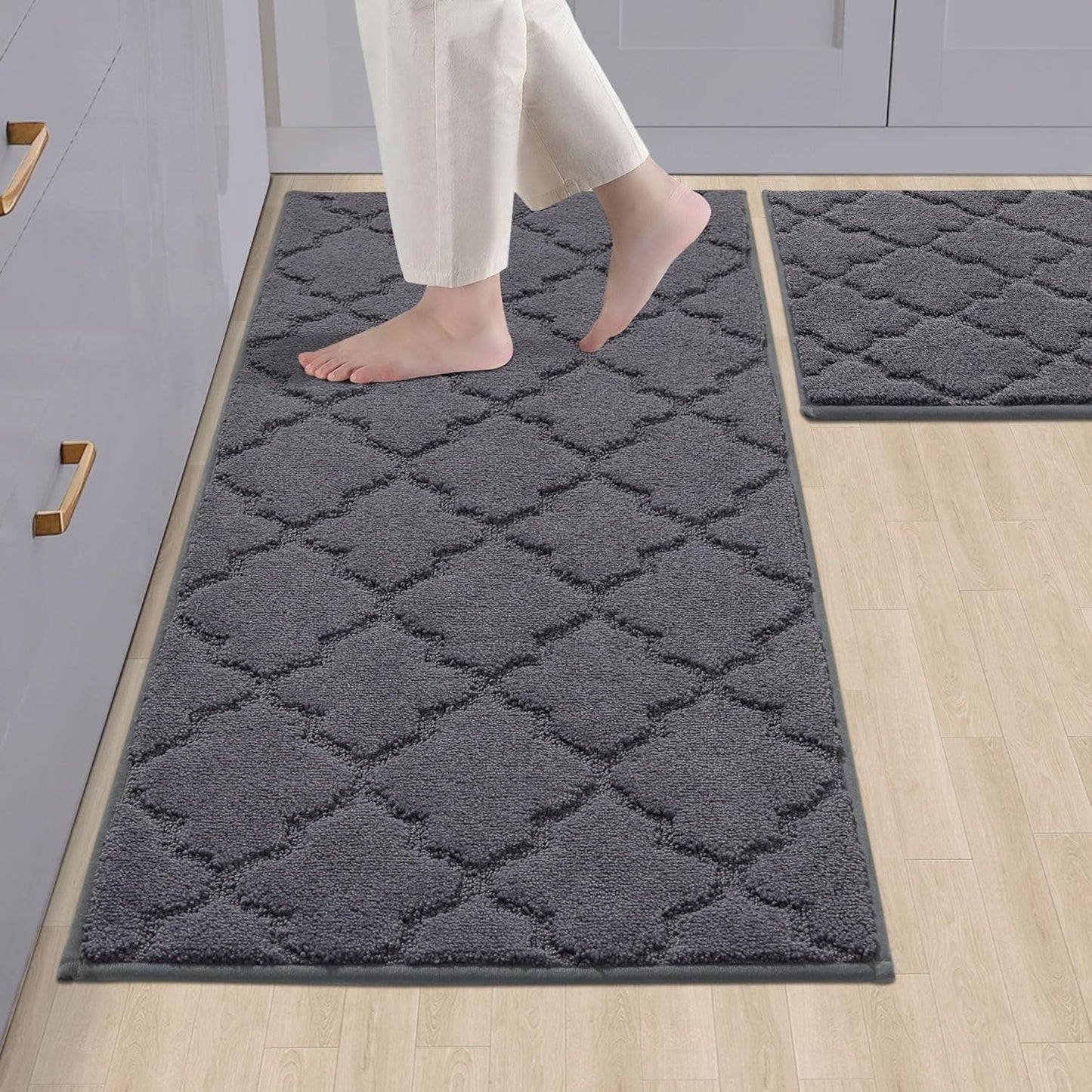 Soft Kitchen Rugs for Sink by COSY HOMEER - Super Absorbent Mats