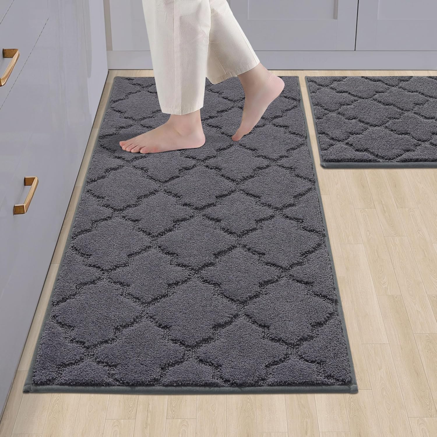 Soft Kitchen Rugs for Sink by COSY HOMEER - Super Absorbent Mats