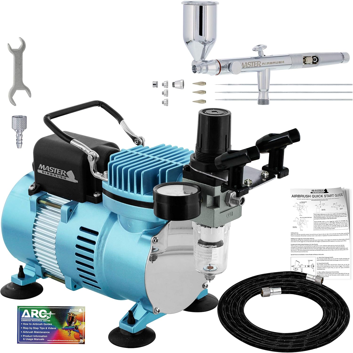 Pro Side Feed Airbrush Kit - Precision Spray Mastery
