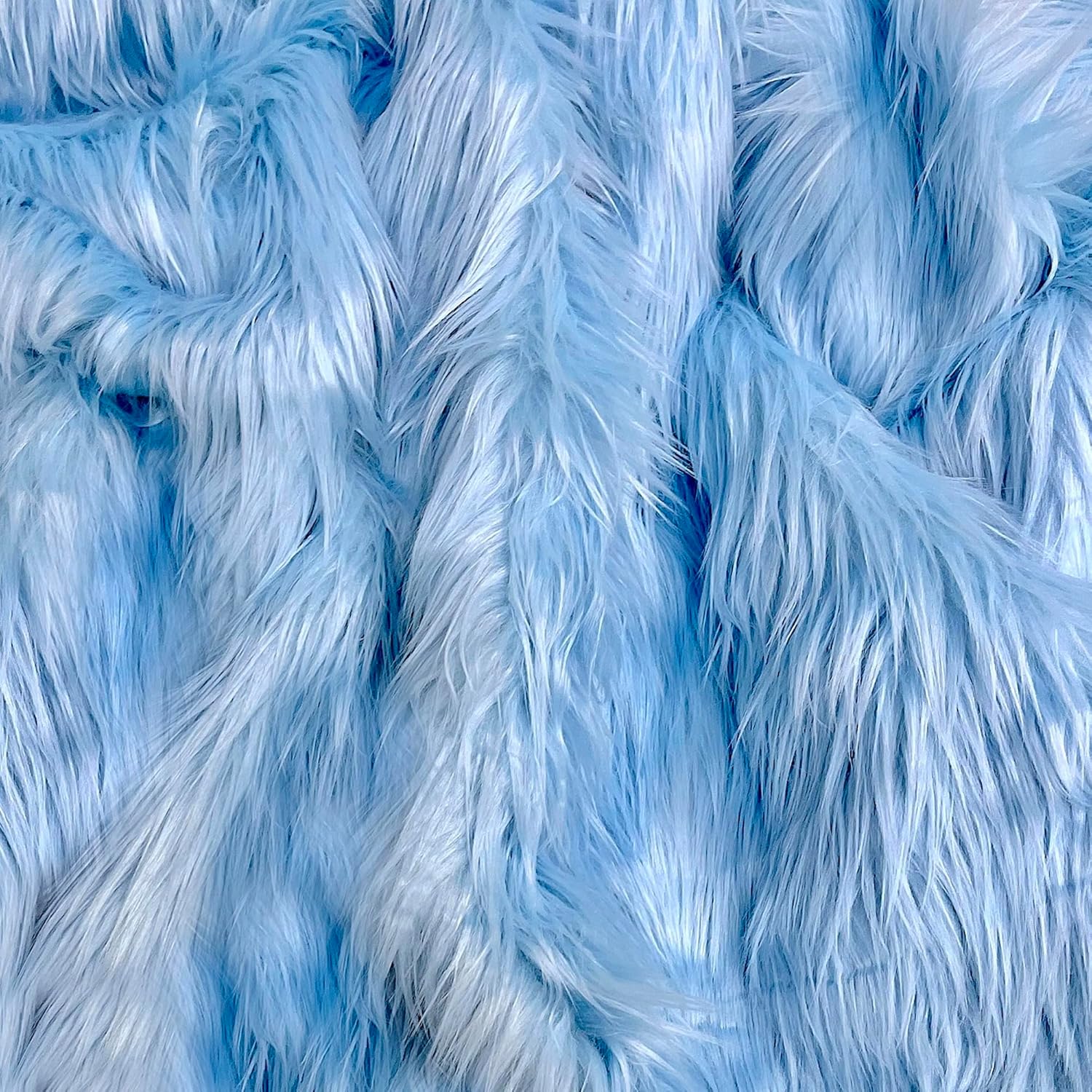 EOVEA Shaggy Faux Fur Fabric for Crafts, Costumes & Decor