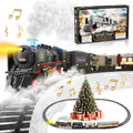 Electric Train Toy with Lights, Sounds and Smoke for Kids