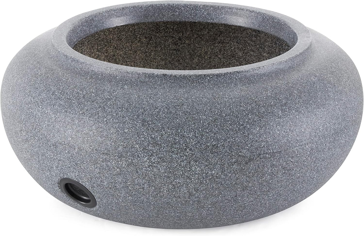 Versatile 21 Inch Round Decorative Garden Hose Storage Pot