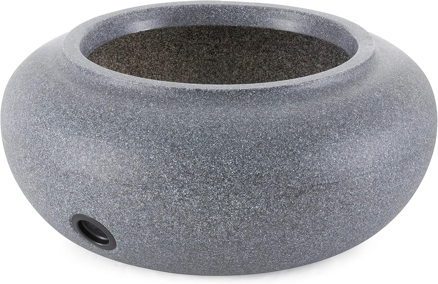 Versatile 21 Inch Round Decorative Garden Hose Storage Pot