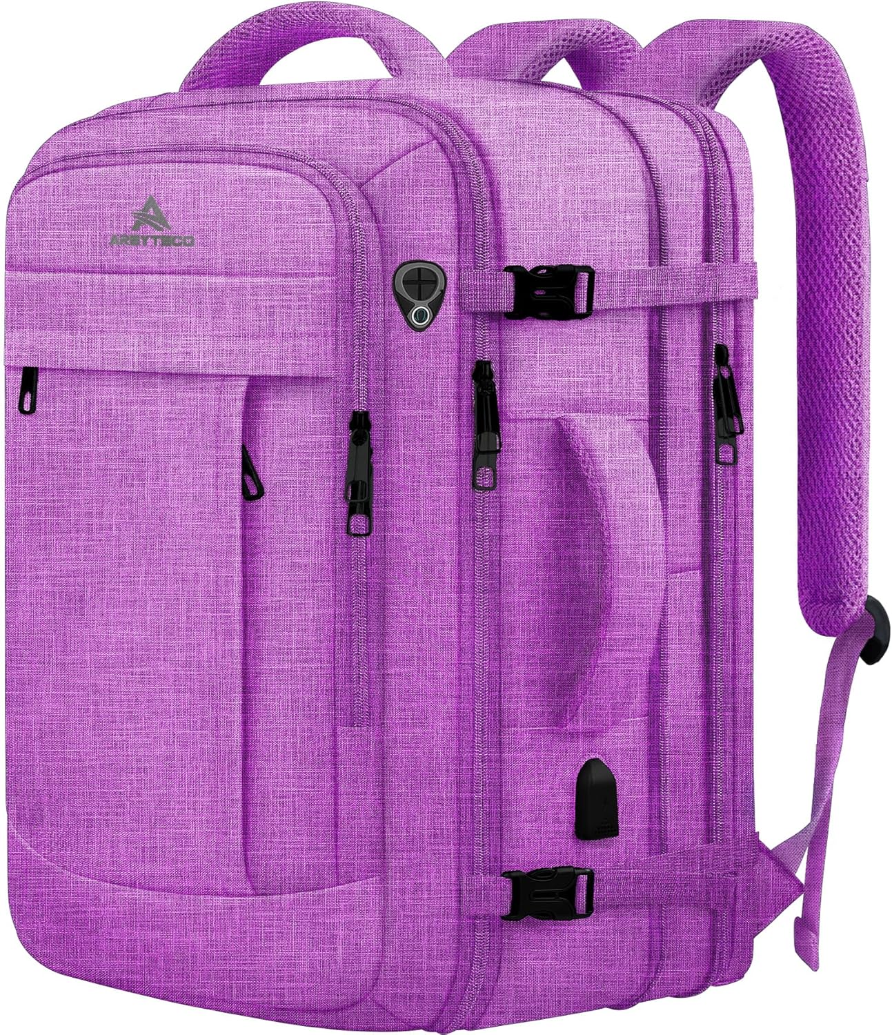 60L Carry On Backpack for Travel, Expandable & Water Resistant