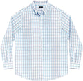 Big and Tall Men's Long Sleeve Button Down Shirt by Double Pump