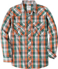 Dubinik Pearl Snap Shirts for Men Long Sleeve Western Shirt - Classic