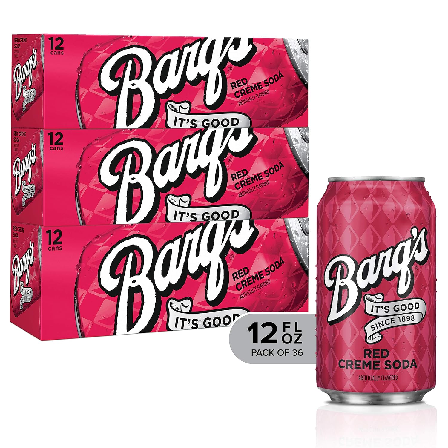 Barq's Red Creme Soda Soft Drink - Refreshing Taste in Every Sip