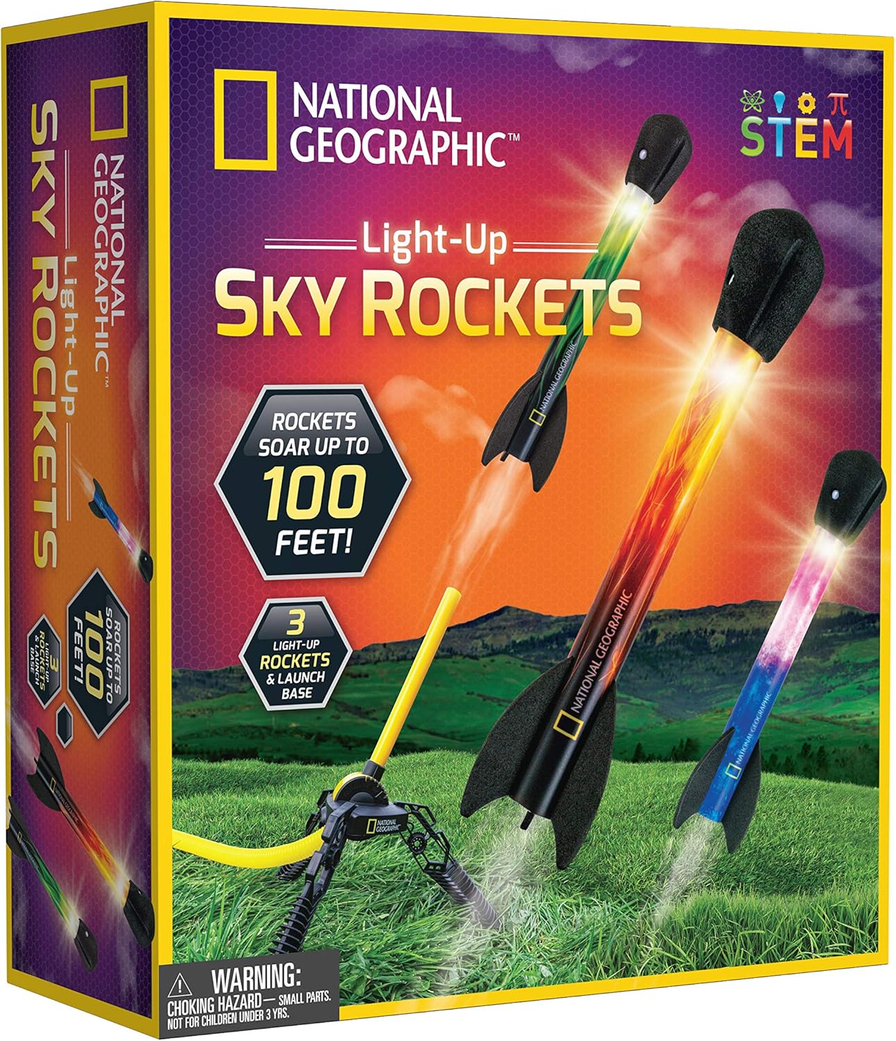 LED Air Rocket Launcher - Launch 100ft!