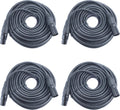 Balanced XLR Mic Cable with Male to Female Connectors 50ft