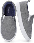 STQ KIDS Toddler Boys & Girls Slip On Canvas Shoes for Comfort