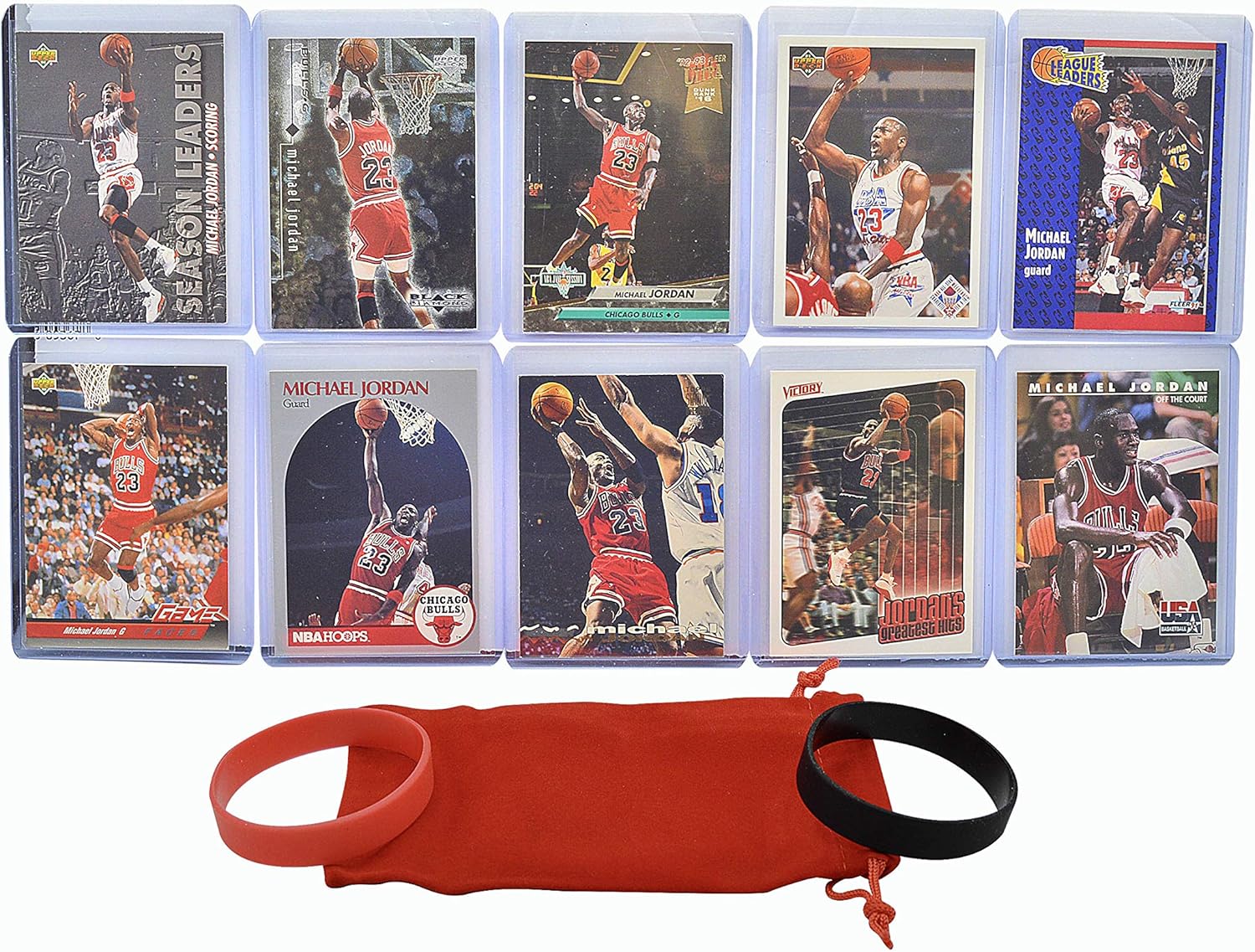 Michael Jordan MJ Assorted Basketball Cards Bundle for Collectors