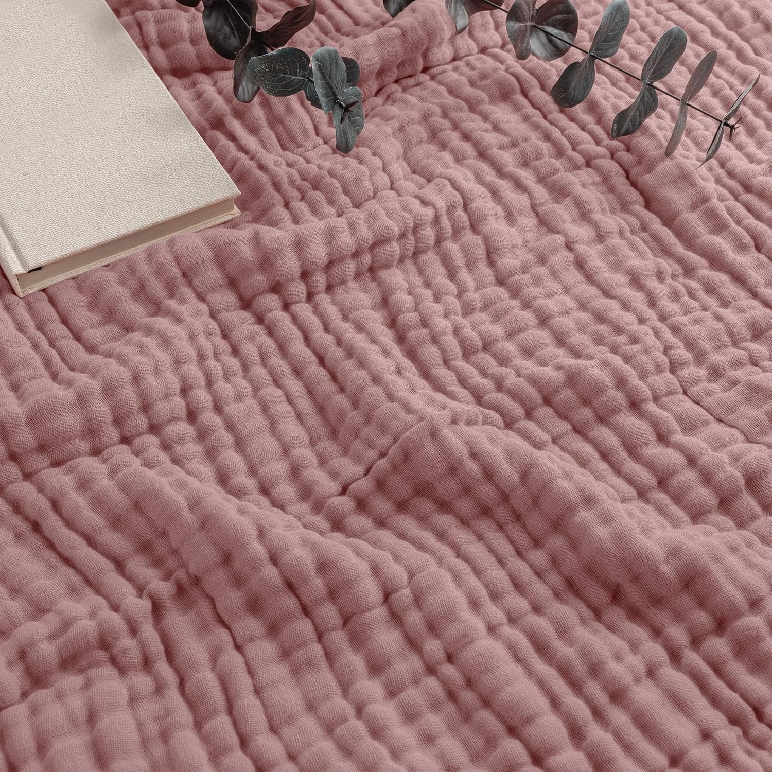 Comfy Cubs Muslin Blanket for Adults - Soft & Breathable Twin Size