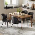 VASAGLE EKHO Collection Dining Chairs Set of 4 - Comfortable Ink Black