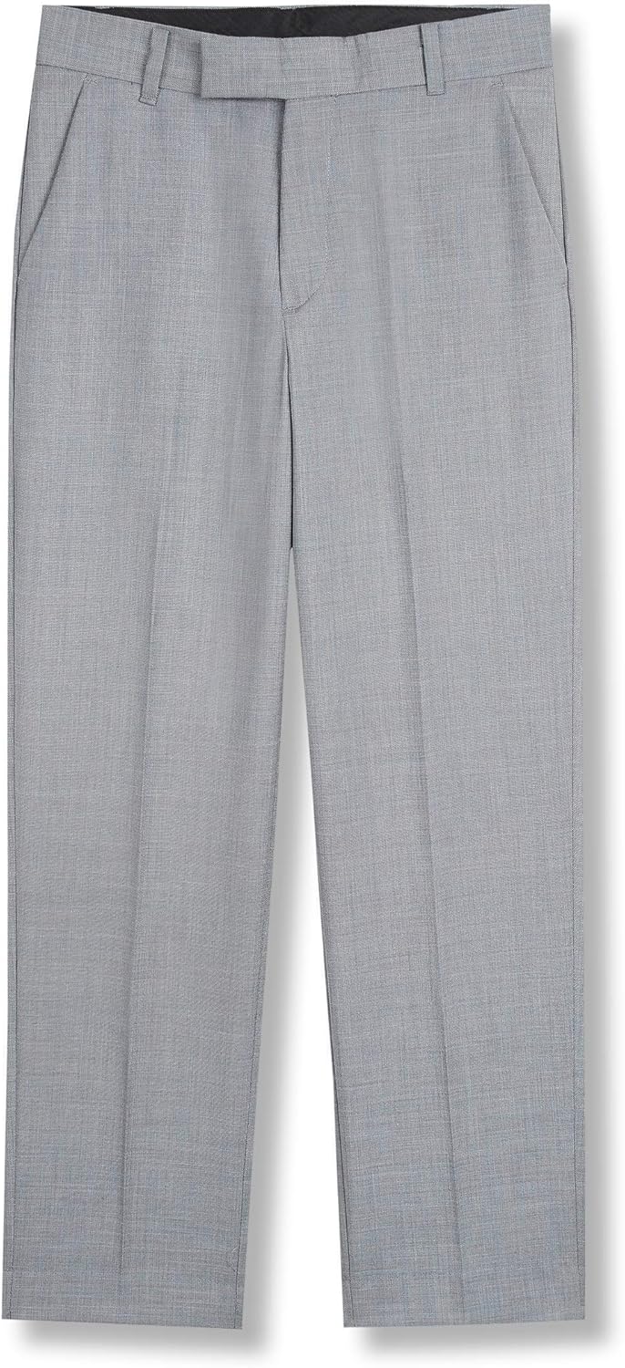 Calvin Klein Boys' Flat Suit Dress Pant for Stylish Occasions