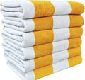 BolBomS 100% Cotton Luxury Bath Towel Set - Plush 30in x 60in Pack