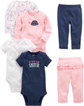 Cozy 6-Piece Baby Bodysuits & Pants Set by Carter's