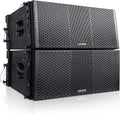 Sound Town ZETHUS Dual 10in Powered Line Array Pair - Live PA