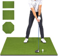 GoSports Elite Golf Hitting Mat 5 x 5 ft - Durable Turf Practice Mat