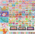 Tenceur 173 Pcs Kids Sand Art Kit - Peel & Stick Color Sets