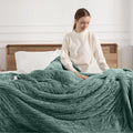 Electric Blanket Twin Heated Blanket 62in x84in Striped Flannel