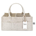 Parker Baby Diaper Caddy - Large Neutral Nursery Storage Organizer