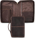 Durable Top Grain Leather Bible Covers for Men and Women