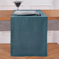 Solino Home Linen Table Runner 14 x 90 in Peacock Blue - Fete