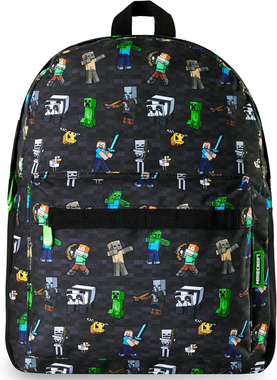 Minecraft Backpack for Boys with Adjustable Straps and Pocket