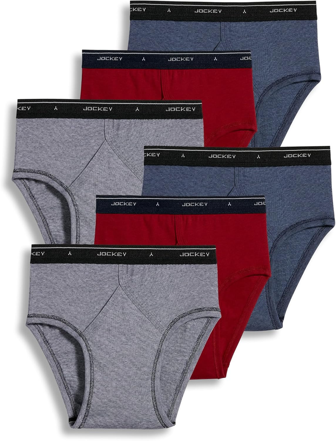 Jockey Mens Underwear Briefs - Classic Low Rise Comfort Pack