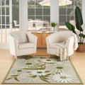 Nourison Aloha 4ft x 6ft Ivory Green Outdoor Area Rug Review