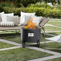 Portable Propane Fire Pit for Camping RV 50,000 BTU - Compact Heat